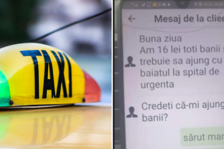 Apelul disperat al unei mame din Cluj. „Am numai 16 lei, mă duceți cu copilul la Urgențe?” Gestul uluitor al unui taximetrist