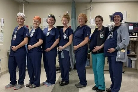 11 asistente la același spital au rămas însărcinate în același timp