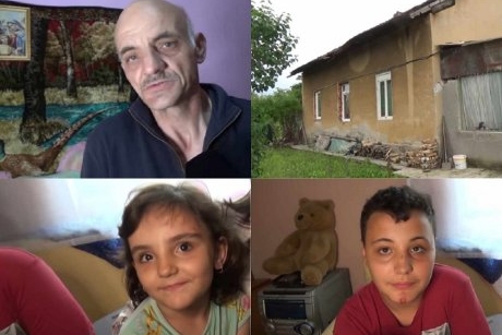 Un tată bolnav își crește copiii într-o gară părăsită. Micuții abandonați de mamă merg kilometri întregi pentru a ajunge la școală