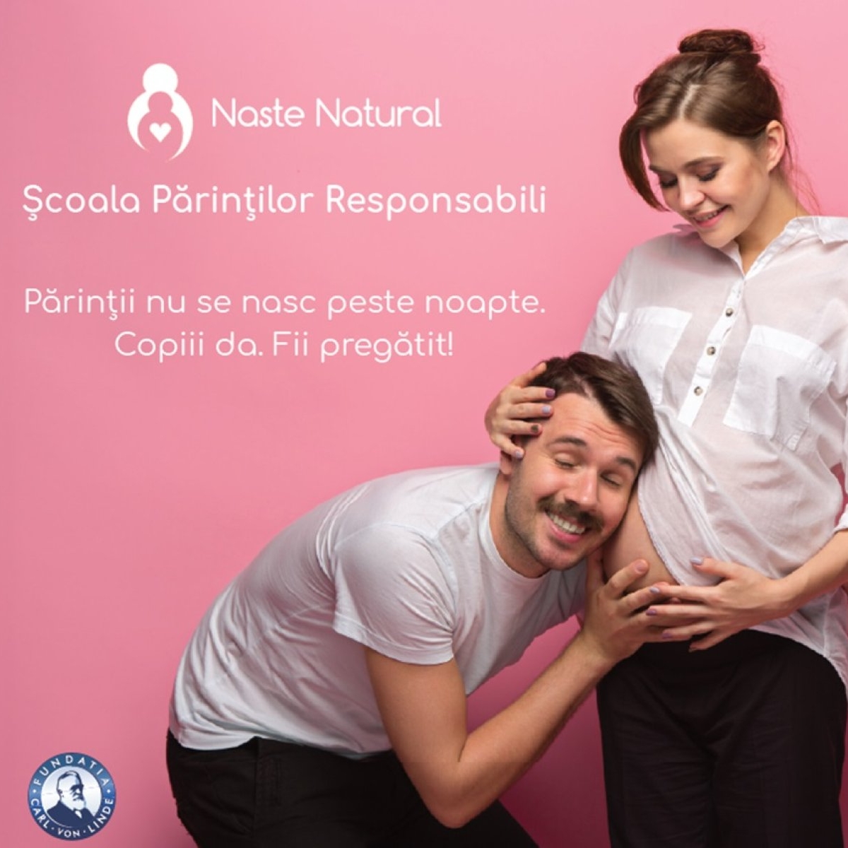 Școala Părinților Responsabili revine: seminarii gratuite pentru viitorii părinți, oferite de campania socială Naste Natural