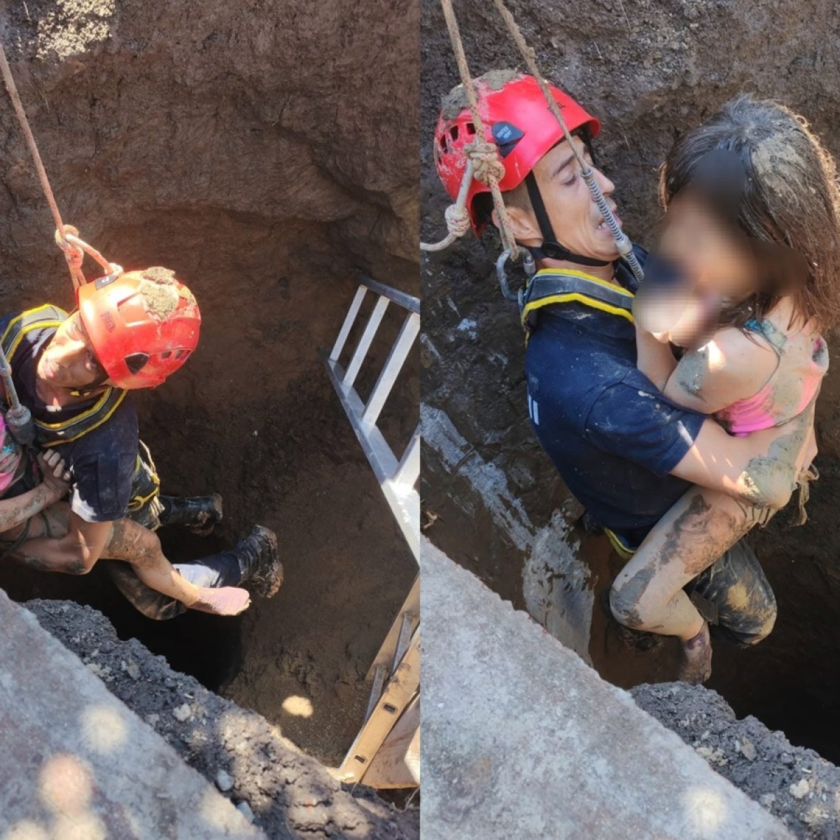 O fetiță de 8 ani dintr-o comună din Iași a fost salvată după ce a căzut într-o fântână, la 8 m adâncime