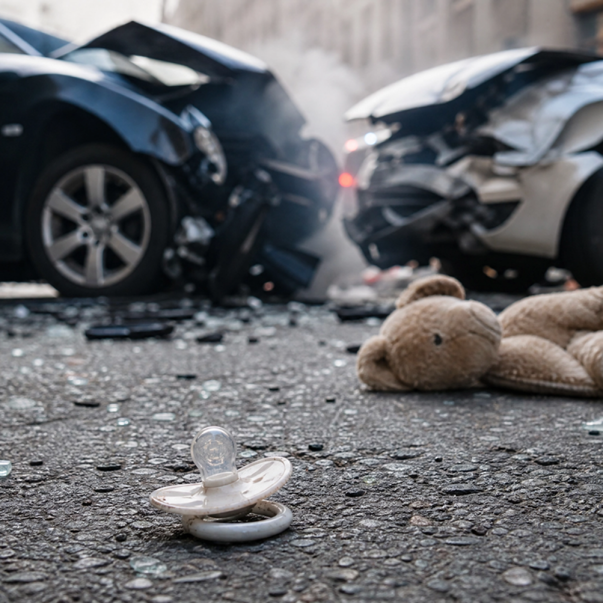 O fetiță de 8 luni a murit după ce tatăl ei, aflat sub influența alcoolului, a făcut accident de mașină. Copila se afla în brațele mamei, pe scaunul din față