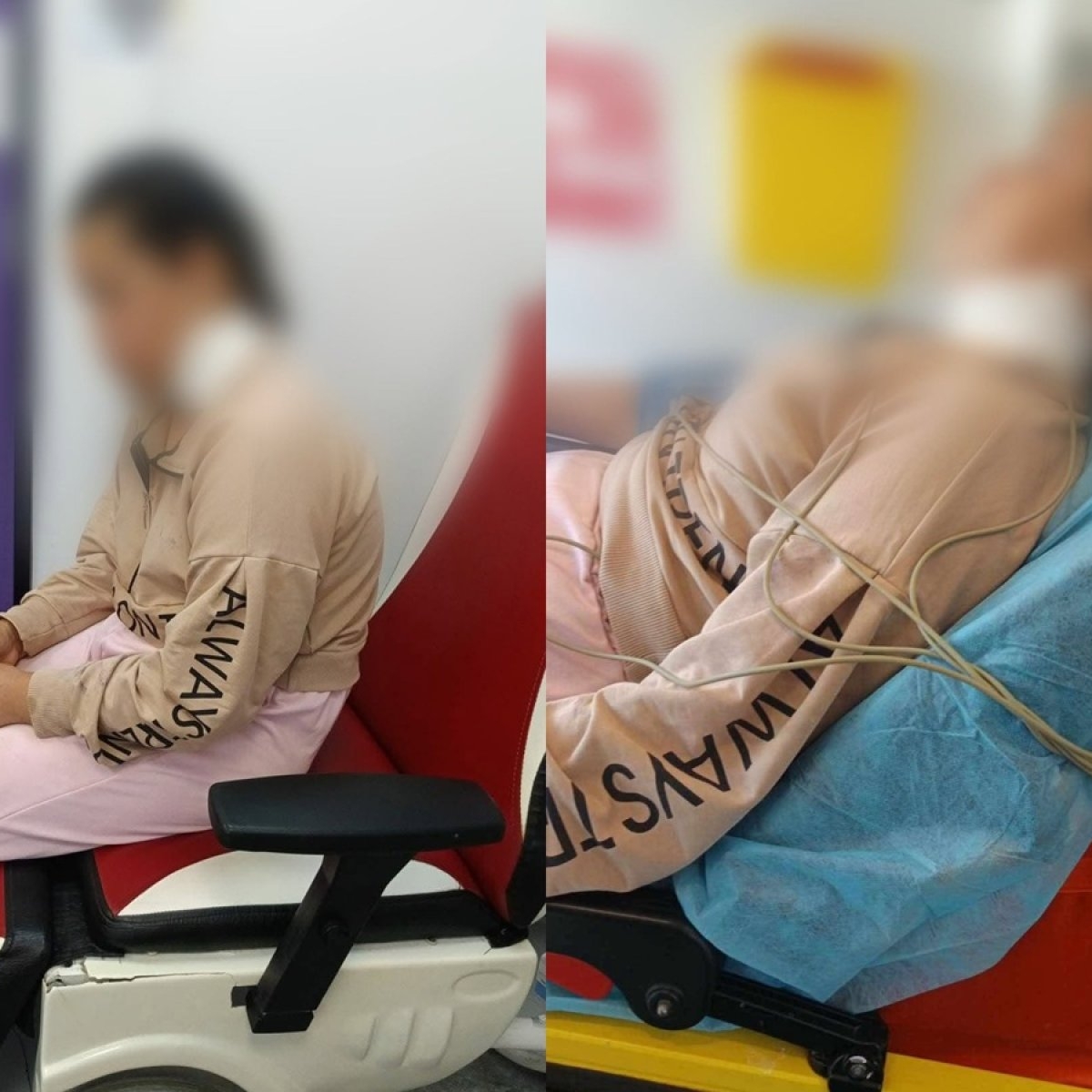 O fetiță de 12 ani din Bistrița a fost tăiată la gât cu securea de o vecină, pe motiv că mânca semințe în fața blocului