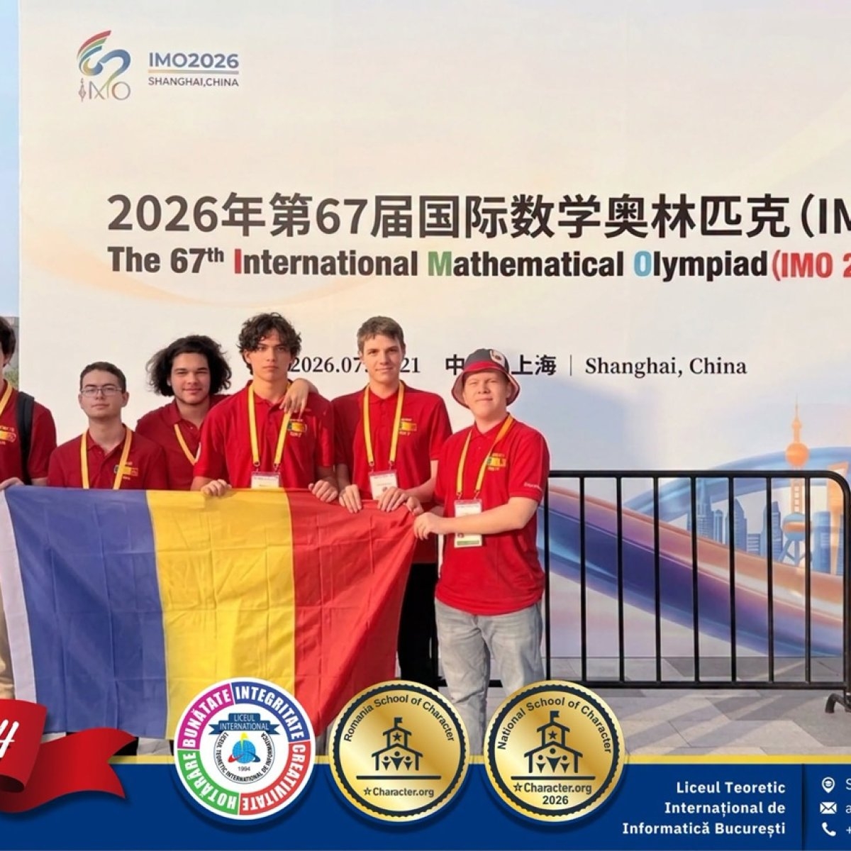 Ei sunt copiii României cu care ne mândrim! O medalie de aur, două de argint și una de bronz, la Olimpiada Internațională de Chimie din Republica Uzbekistan