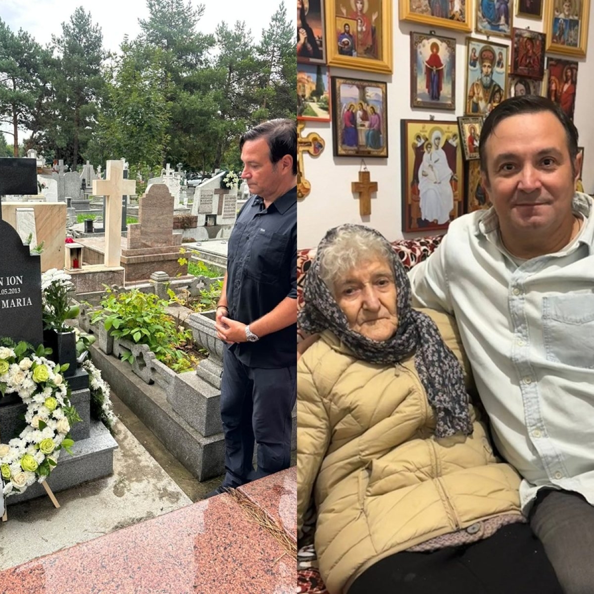 Daniel Buzdugan este în doliu. Și-a condus mama pe ultimul drum: „Nu mai suntem copii..."