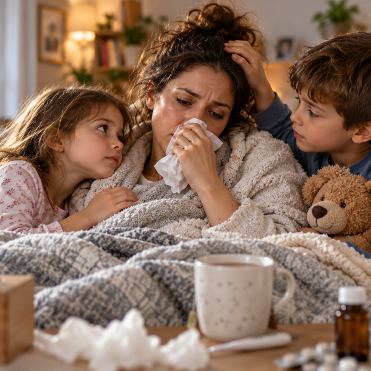 Când mama se îmbolnăvește, cine are grijă de copil? Ce se întâmplă în familiile în care totul depinde de un singur om: MAMA