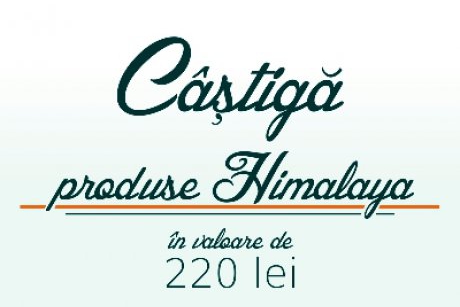 Castiga produse Himalaya in valoare de 220 lei!