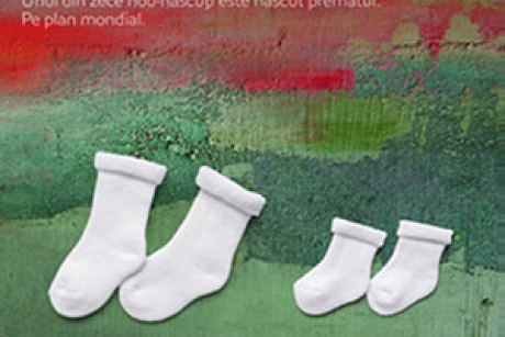 Socks for life aduce lupta impotriva prematuritatii si in Romania