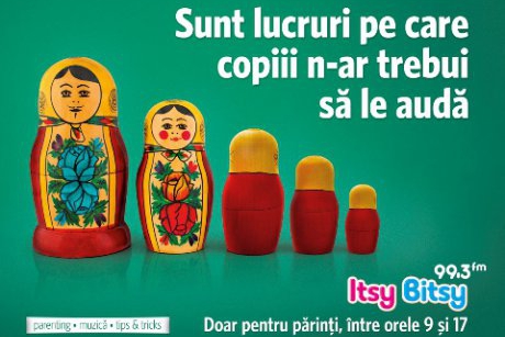 ITSY BITSY, singurul radio cu programe speciale pentru parinti 