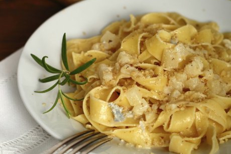 Pappardelle al gorgonzola