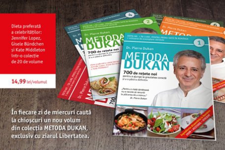 Editura Litera lanseaza colectia METODA DUKAN, in 20 de volume