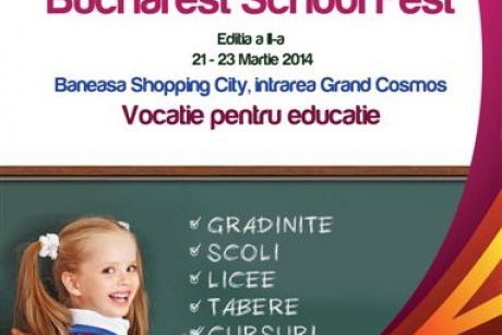 Bucharest School Fest – Vocatie pentru Educatie!