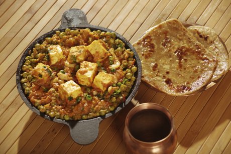 Mattar paneer: tocanita indiana de mazare 