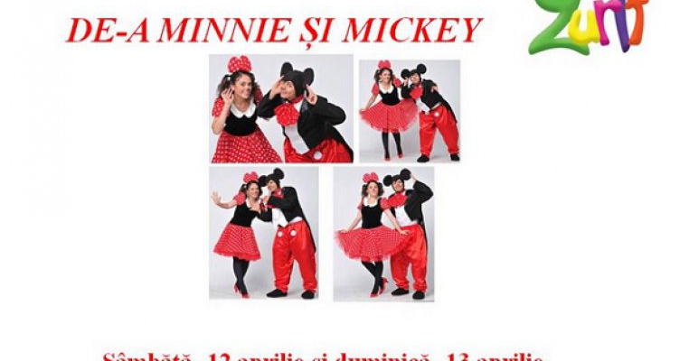 La atelierele de joaca Zurli ne jucam de-a Minnie si Mickey si invatam sa pictam!