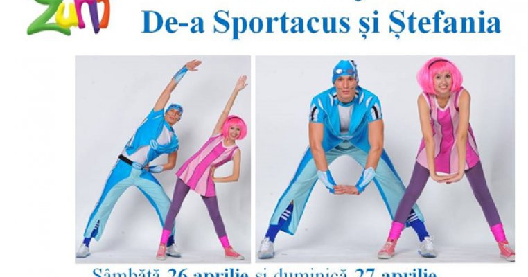 Ne jucam de-a Sportacus si Stefania si invatam sa traim sanatos