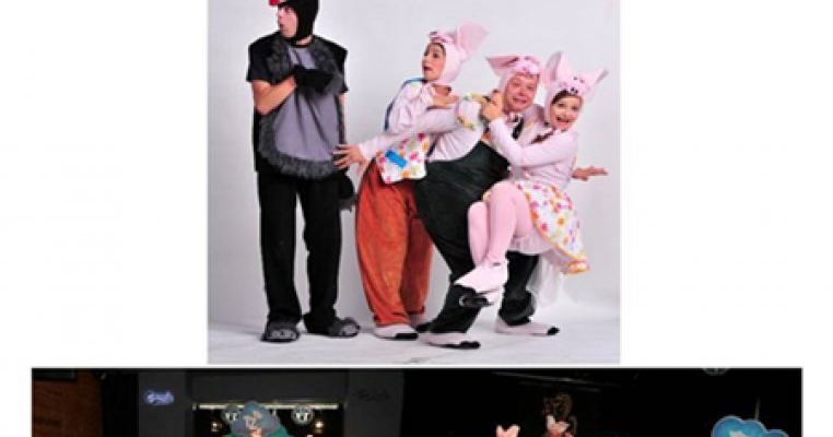 Teatrul Zurli revine. In acest weekend jucam Cei trei purcelusi