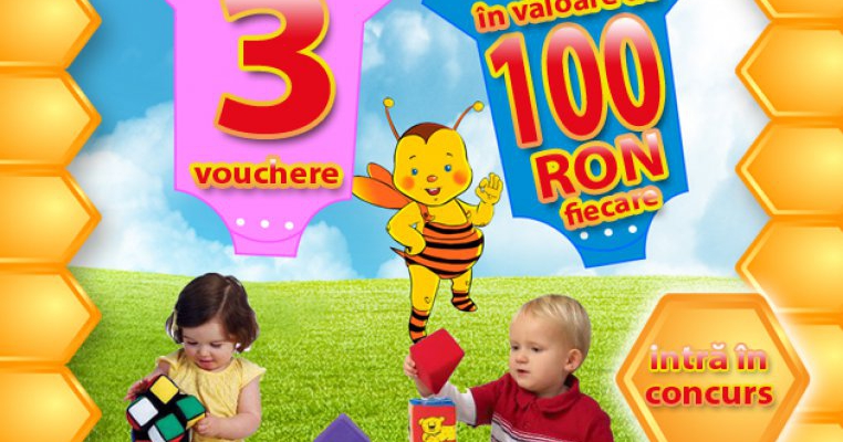 Castiga unul din cele 3 vouchere de 100 de lei de la Minizone