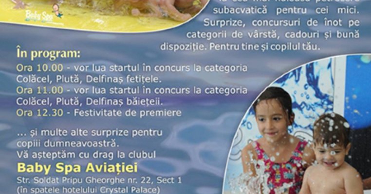 Concurs de inot la Baby Spa