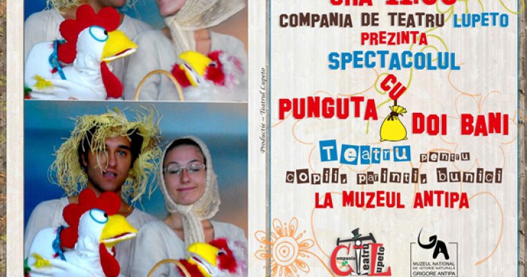 Spectacol de teatru in gradina Muzeului „Antipa”