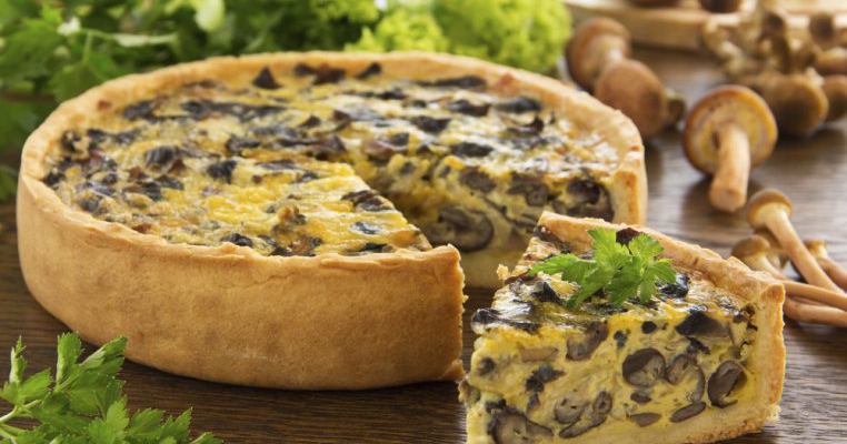 Tarta cu ciuperci