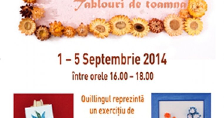 Ateliere de quilling – Tablouri de toamna