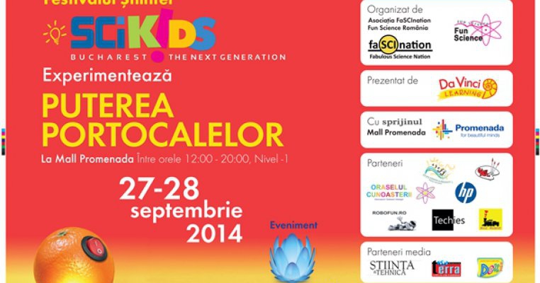 SciK!DS Festivalul Stiintei vine pe 27-28 septembrie la Mall Promenada