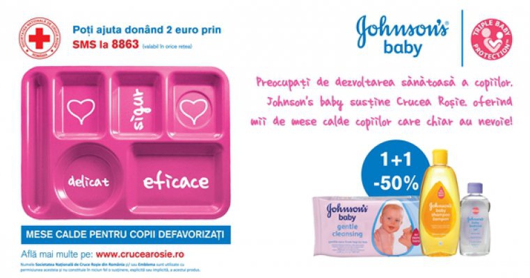 Johnson & Johnson sustine Societatea Nationala de Cruce Rosie din Romania in proiectul „Mese calde pentru copii defavorizati”