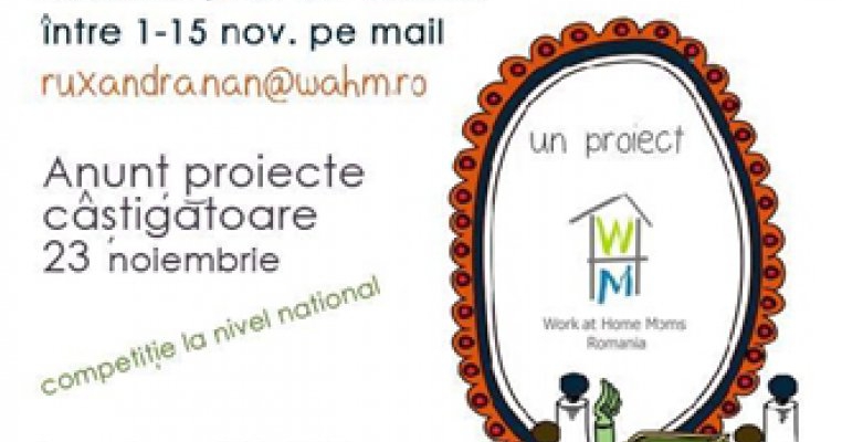 Asociatia Work at Home Moms a lansat Proiectul Mama StartUp 