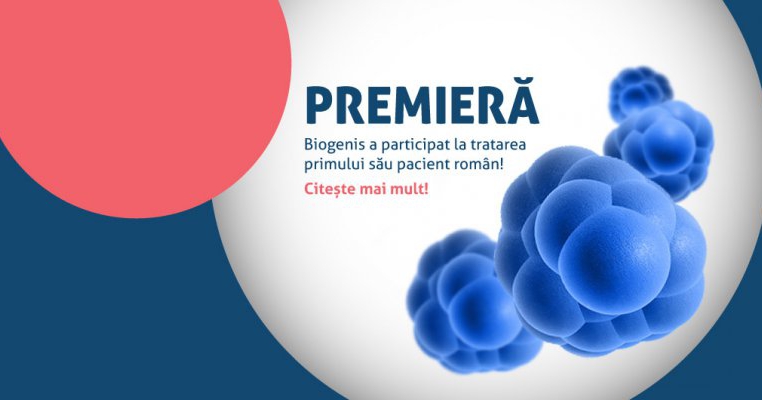 Premiera la Biogenis! Primul copil roman tratat cu celule stem mezenchimale din cordonul ombilical! 