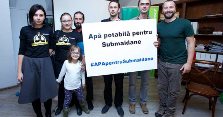 Bankwatch si Greenpeace lanseaza campania Apa potabila pentru Submaidane