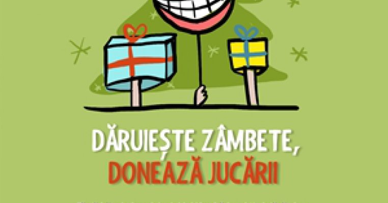Tandarica recruteaza din nou asistenti pentru Mos Craciun - reincepe campania Daruieste zambete, doneaza jucarii