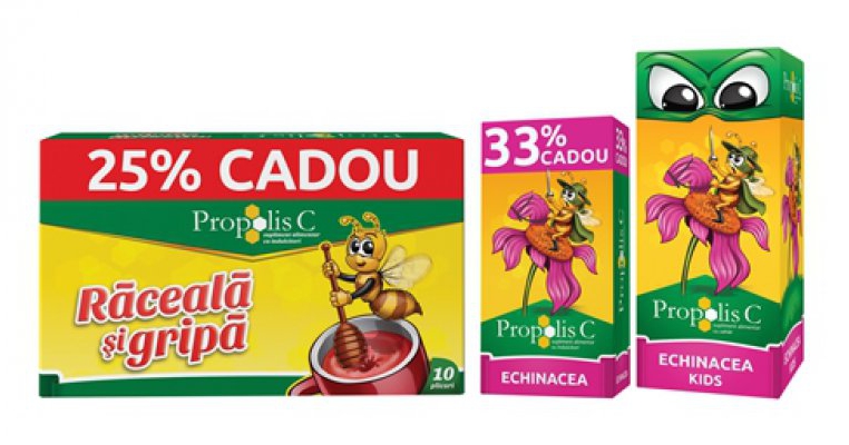 Propolis C si Proposept M te salveaza de raceala si gripa