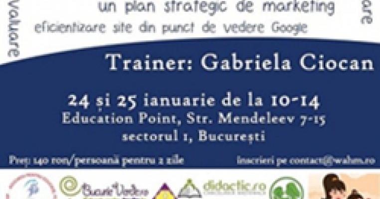 Asociatia Work at Home Moms (WAHM) CURS DE MARKETING ONLINE