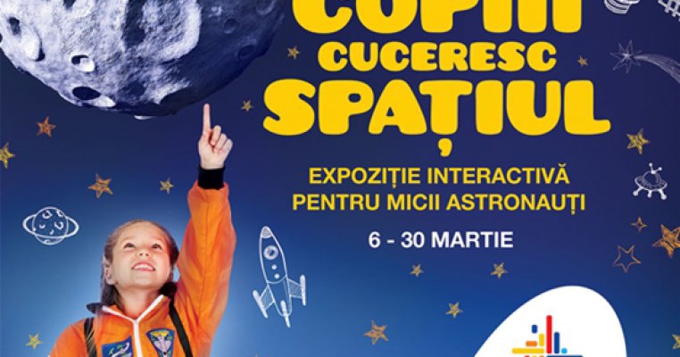 Copiii cuceresc spatiul la mall Promenada: Echipajul KIDS ON THE MOON ii asteapta pe copii sa decoleze intr-o fascinanta calatorie pe luna!