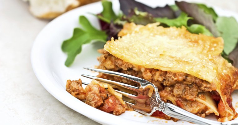 Lasagna cu carne de vita