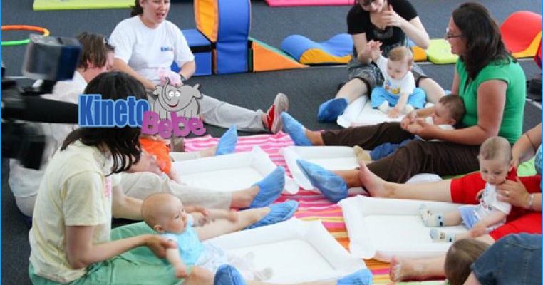KinetoBebe si Humana va invita la o sedinta gratuita de "BEBE GIM", fitness pentru bebelusi