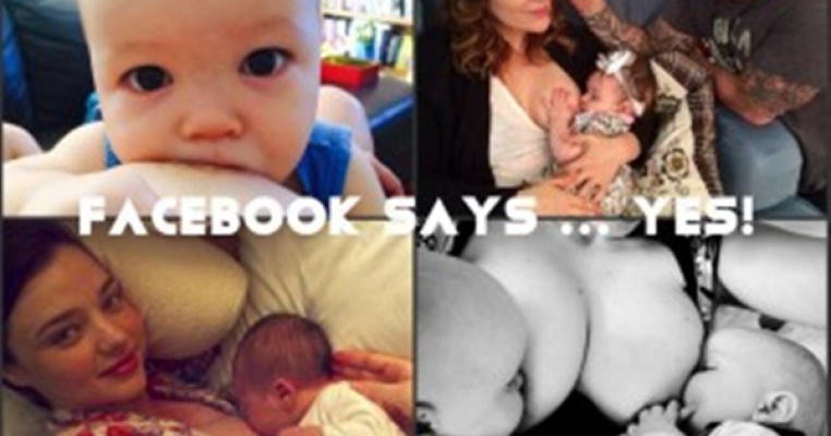 Facebook spune, in sfarsit, Da! pentru brelfie - poze cu mame alaptand