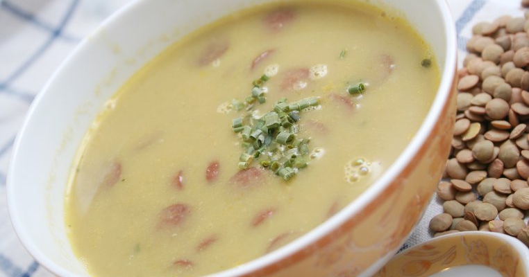 Supa crema de legume cu linte