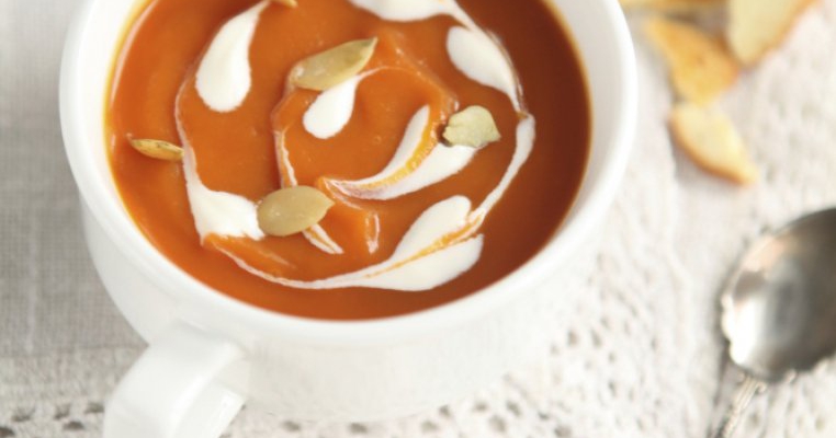 Supa crema de rosii cu dovleac