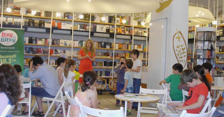 Cum a fost la atelierul de povestit si desenat organizat de Libraria Humanitas Cismigiu