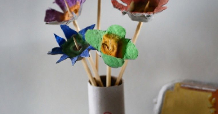 Jocuri creative: Modele de floricele handmade