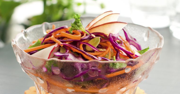 Salata de pui si varza rosie