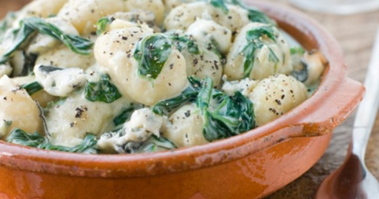 Paste cu spanac si gorgonzola