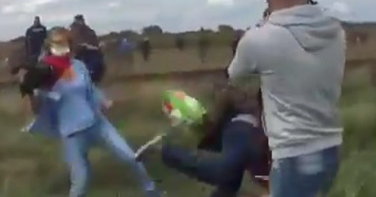 Video socant filmat la o tabara de refugiati sirieni