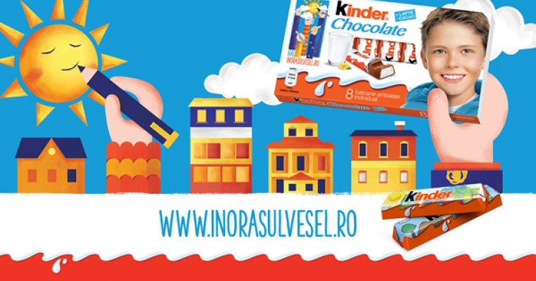Kinder Chocolate incurajeaza exprimarea copiilor prin desen
