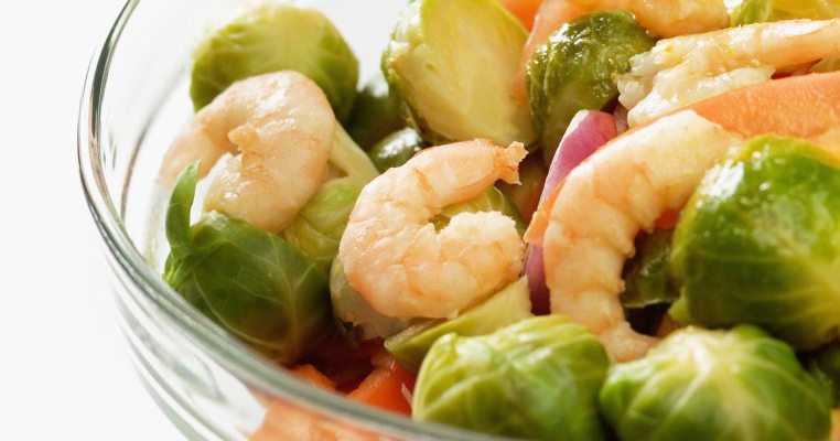 Salata de fasole si creveti