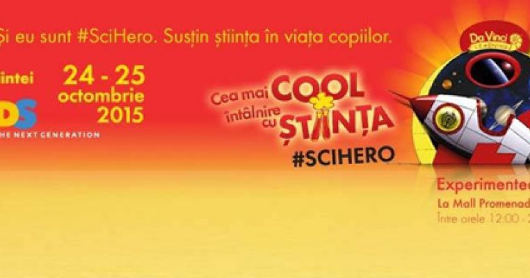 SCIKiDS Festivalul Stiintei vine pe 24-25 octombrie la Promenada Mall