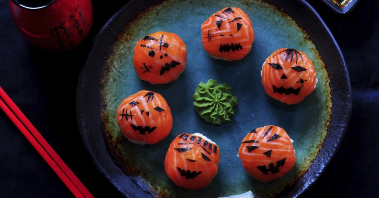 De Halloween: chiftelute de orez cu somon