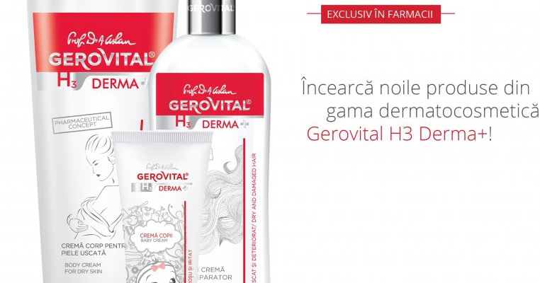 Premii pentru mamici si bebelusi: castiga unul dintre cele 3 seturi de dermatocosmetice Gerovital H3 Derma+!