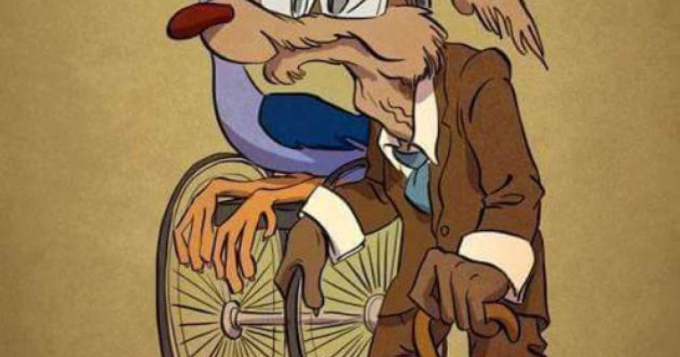 Cum ar arata personajele de desene animate daca ar imbatrani?
